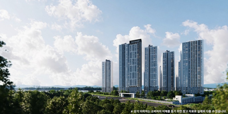 더샵 천안라크원 주경투시도.