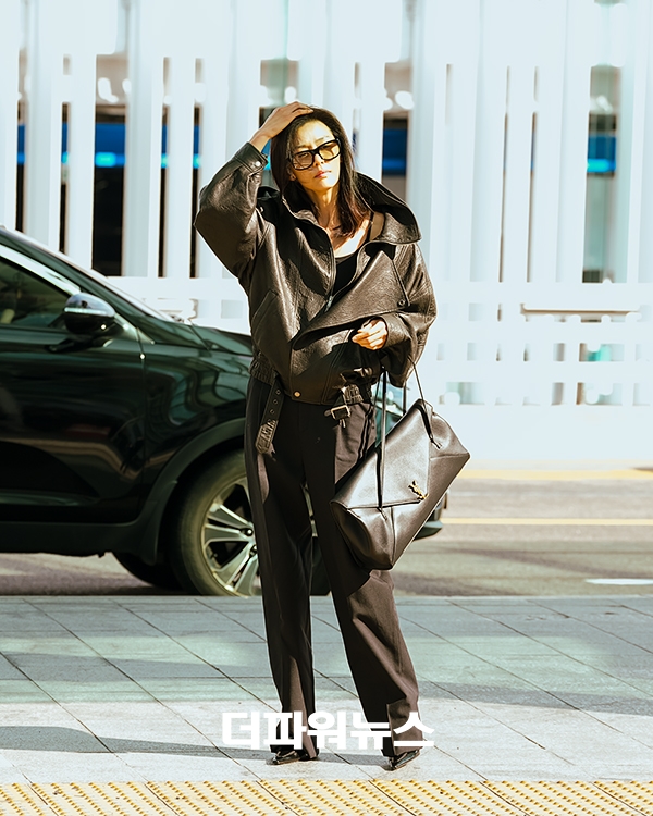 전지현, 인천국제공항 출국