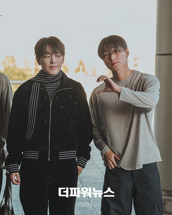 에이티즈 홍중-산, 김포국제공항 출국