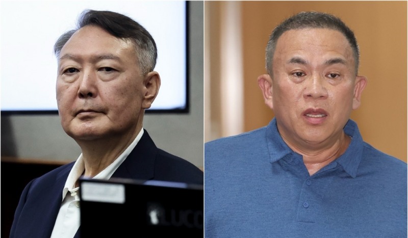 윤석열 전 대통령과 명태균 씨(사진=연합뉴스)