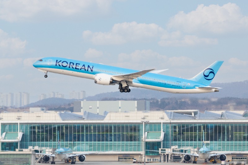 대한항공 보잉 787-10 항공기.(사진=대한항공)