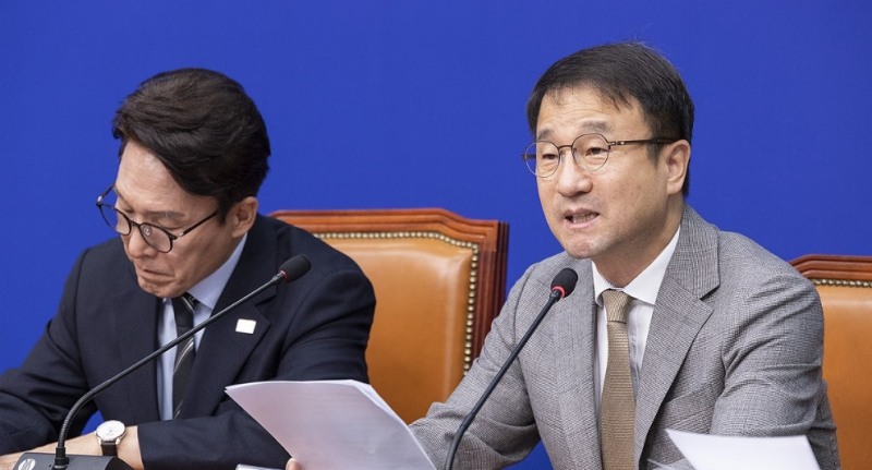 최고위에서 발언하는 한병도 원내대표(사진=연합뉴스)