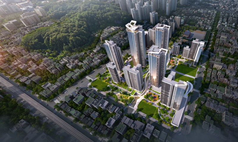 금정역세권1구역 ‘아이파크 원 어센트(IPARK ONE ASCENT)’ 조감도.(사진=IPARK현대산업개발)