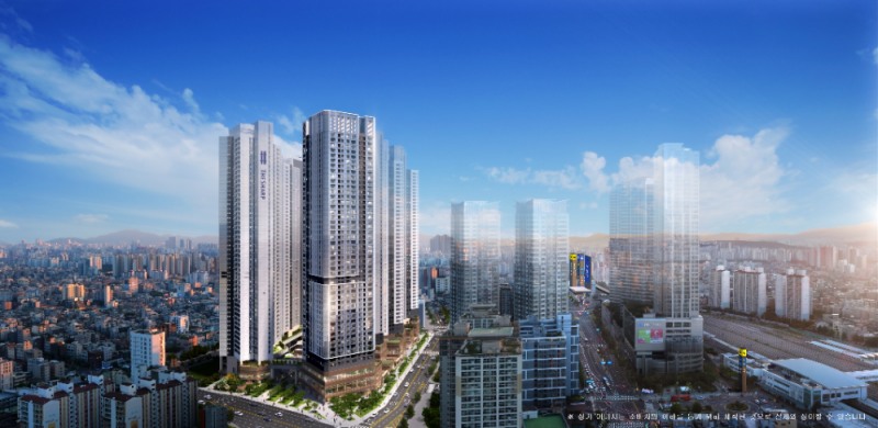 더샵 퍼스트월드 서울 오피스텔 투시도.(사진=포스코이앤씨)