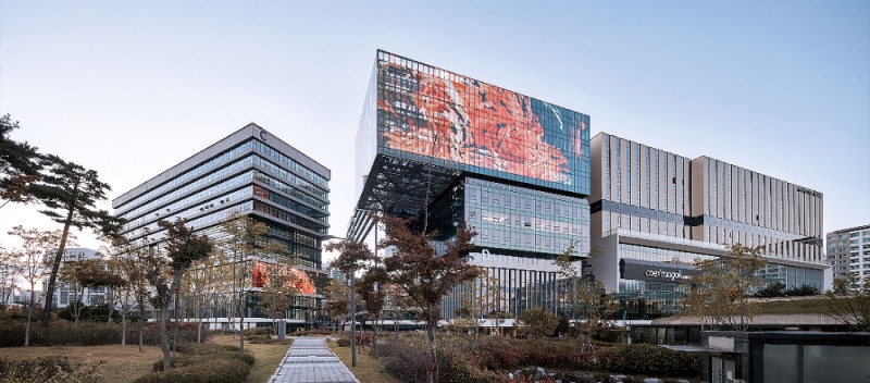 서울 강서구 마곡 MICE 복합단지 ‘르웨스트(LE WEST)’ CP1 블록에 코엑스 마곡과 머큐어 서울 마곡 등이 들어서 있다.(사진=롯데건설)