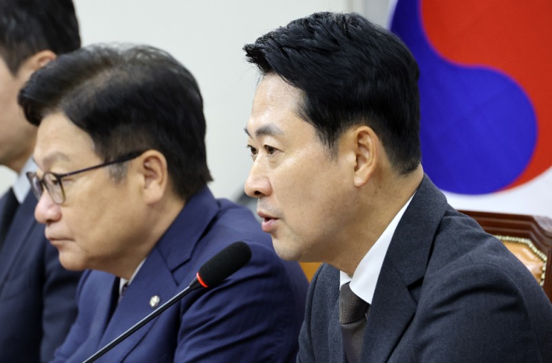 최고위원회의 발언하는 장동혁 대표(사진=연합뉴스)
