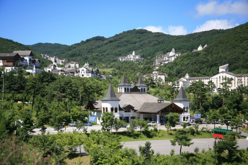 부영그룹 무주덕유산리조트 전경.