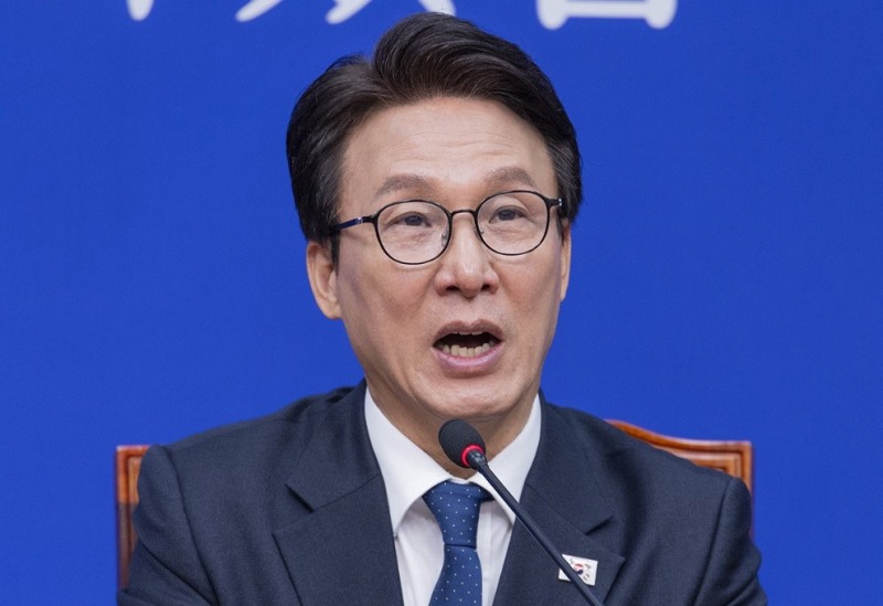 발언하는 김민석 대표(사진=연합뉴스)