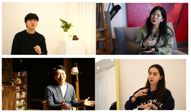 문화 예술인들의 인터뷰/사진=단국대학교 일본연구소 HK+사업단 제공