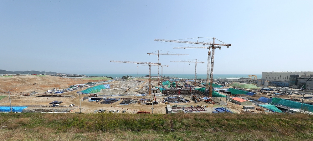 신고리5,6 건설현장. (사진= 한국수력원자력)