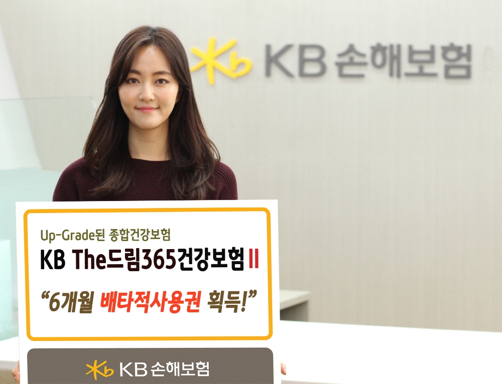 'KB The드림365건강보험Ⅱ' 배타적사용권 획득