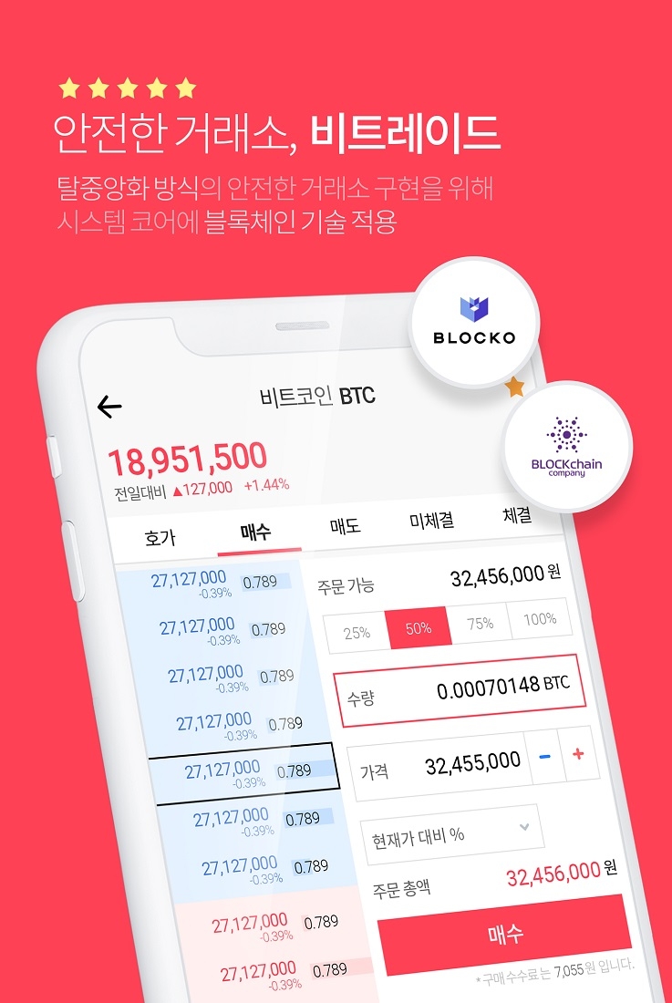 암호화폐 거래소 비트레이드, 정식 서비스 시작