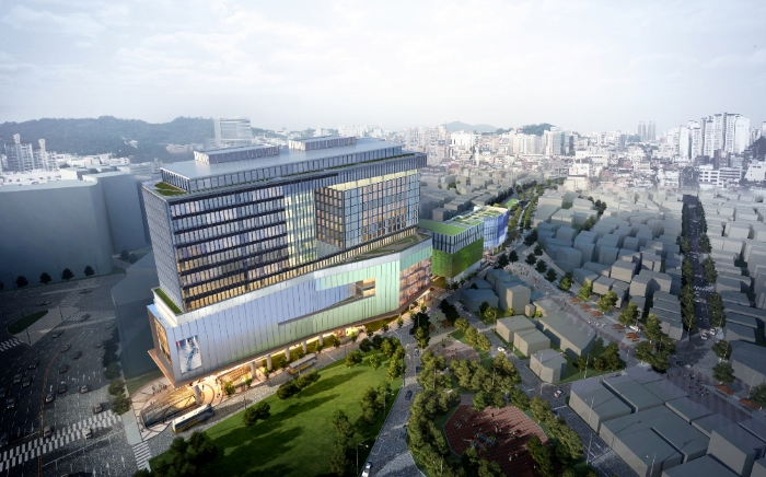 홍대입구역 복합역사 조감도(사진=철도공단 제공)