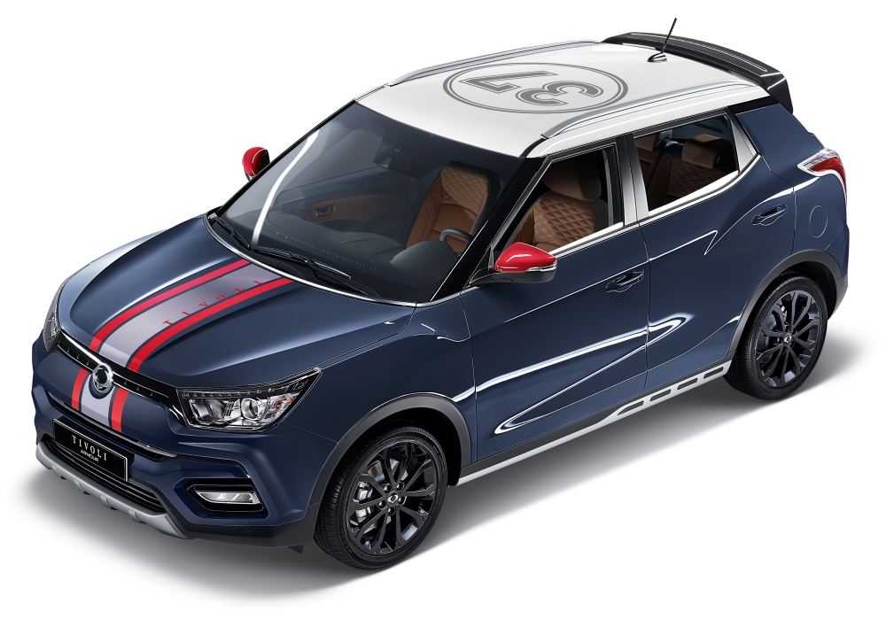 티볼리 아머 GearII 스타일링 기어 Blue.(사진=쌍용자동차)