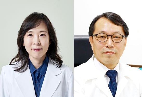 사진=가톨릭대 인천성모병원 성형외과 나은영 교수(왼쪽)와 흉부외과 정진용 교수