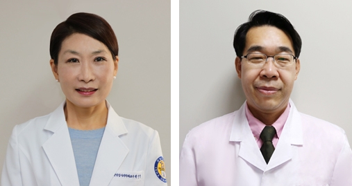 왼쪽부터 강남차병원 진단검사의학과 백진영 교수, 차의과학대학교 의생명과학과 백광현 교수. (사진=차병원)
