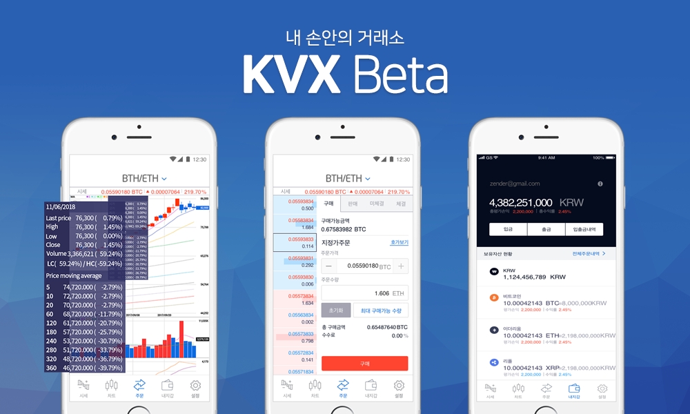 디지털 자산 거래소 'KVX' 오픈