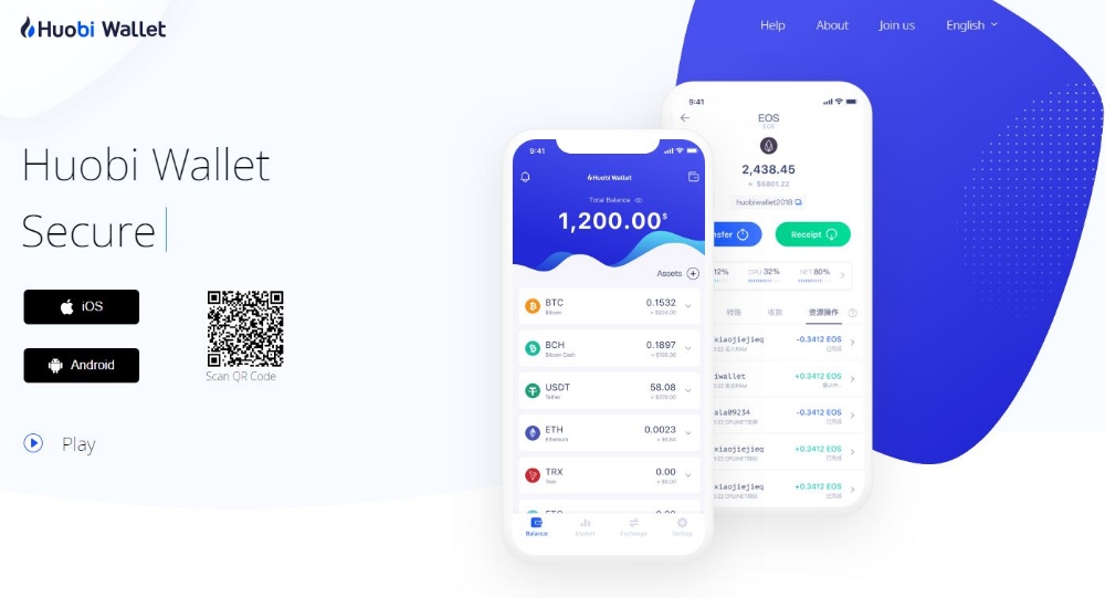 후오비 코리아, 후오비 월렛 트론 지원