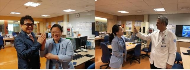 (사진=하이파이브 병동 릴레이 활동의 첫 주자로 나선 분당서울대병원 신경과와 86병동의 모습)