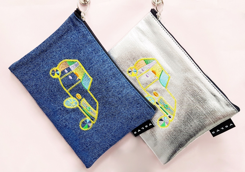 볼보코리아와 아텐토가 협업으로 제작한 파우치.(사진=볼보자동차코리아)