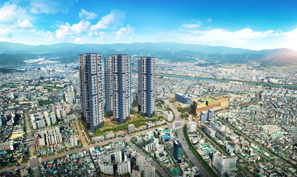 동대구역 더샵 센터시티 조감도.(이미지=포스코건설)