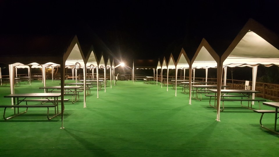 무주덕유산리조트 셀프 그릴존.(사진=부영그룹)