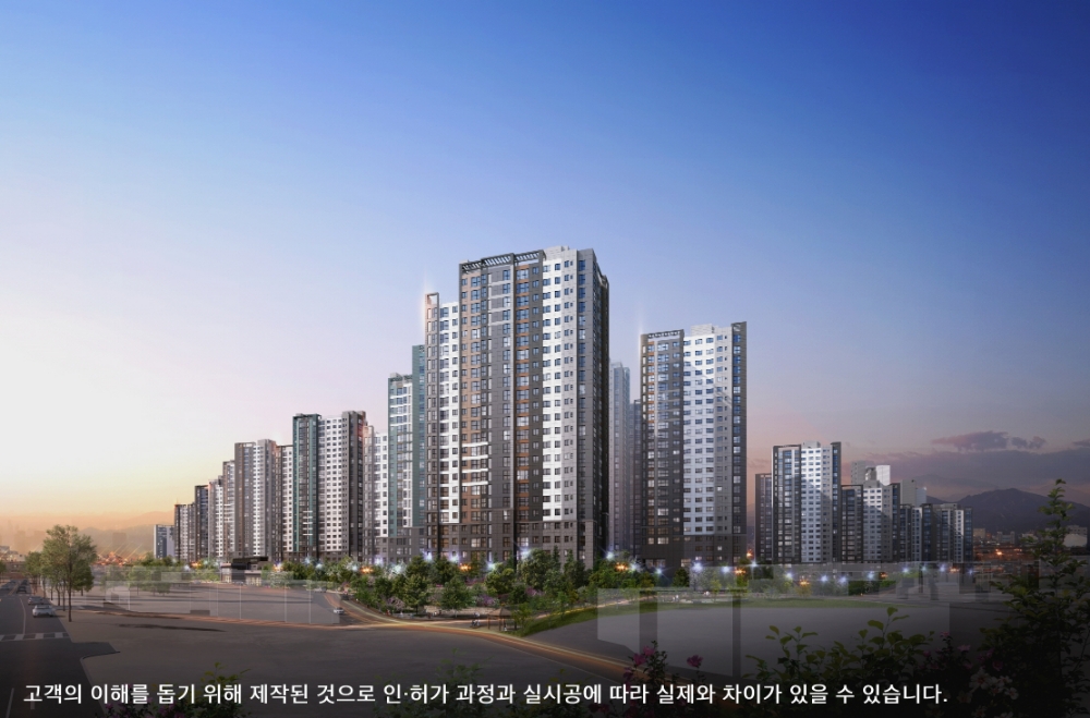 래미안 어반파크 투시도.(사진=삼성물산)