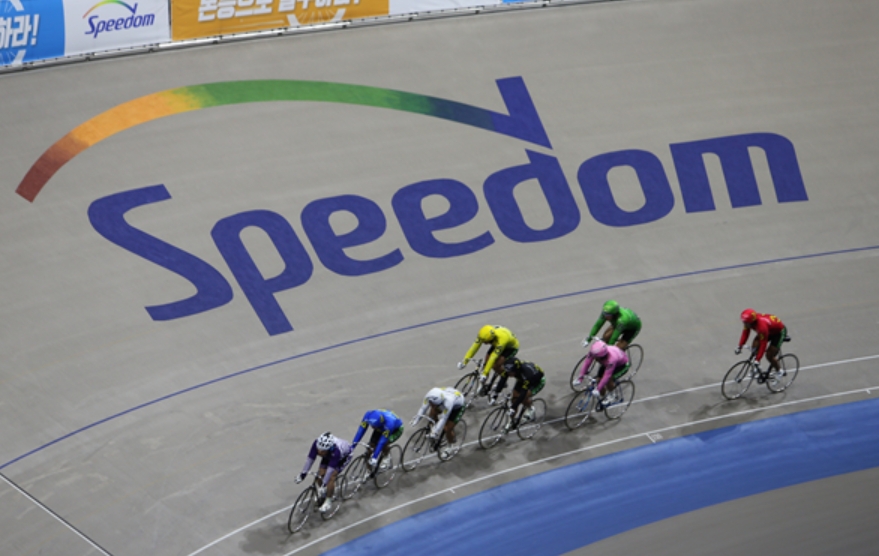 경륜 경기모습. (사진=국민채육진흥공단)