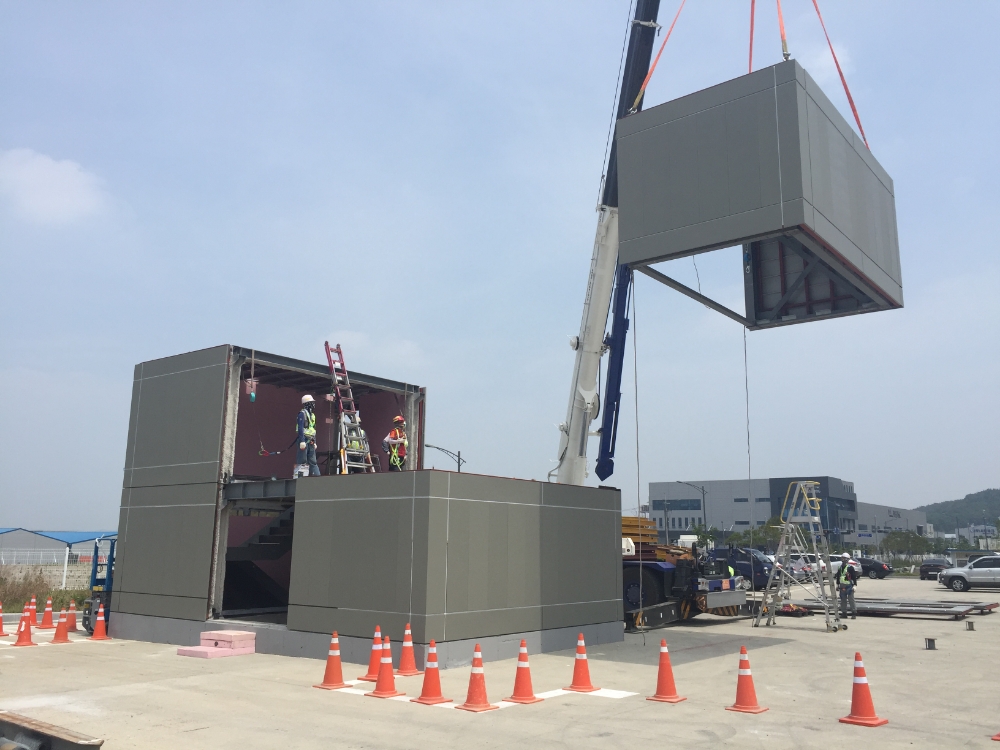 프리패브 공법 적용 사례.(사진=포스코건설)