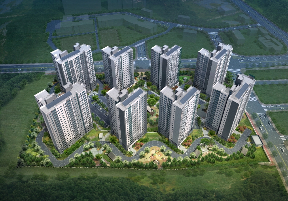 여주역 푸르지오 클라테르 조감도.(사진=대우건설)