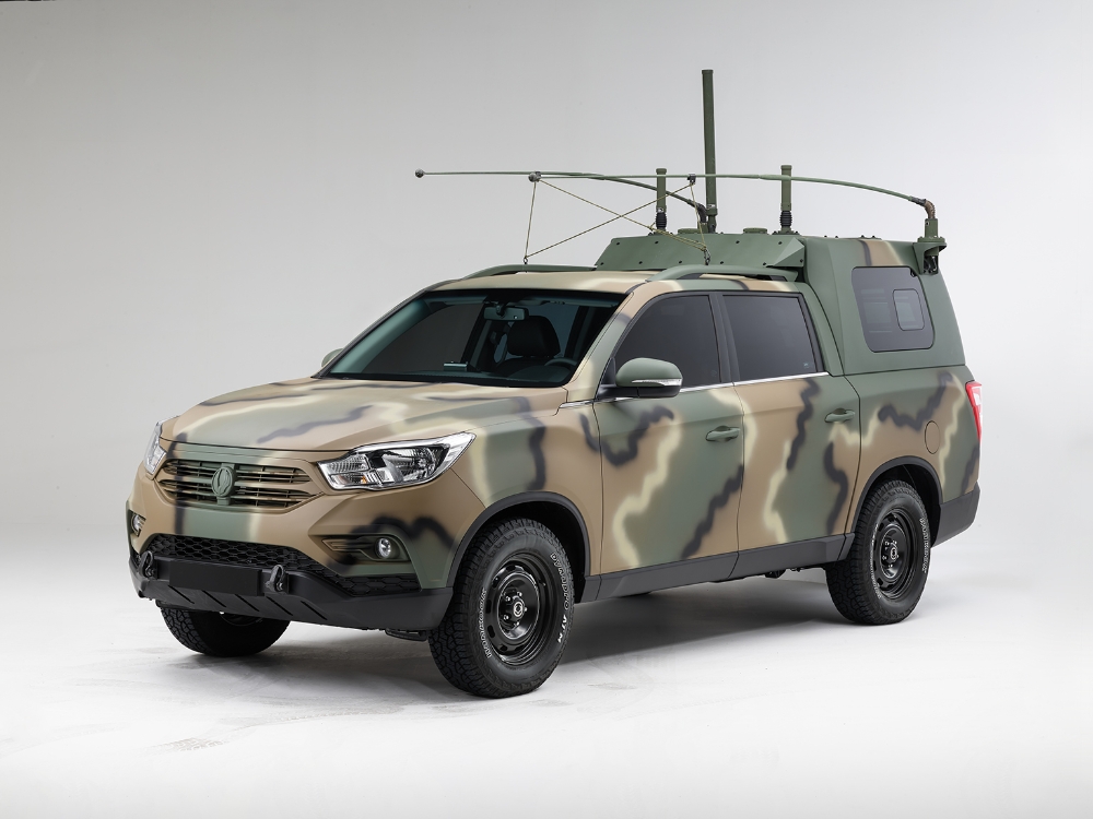 쌍용차, 軍 지휘차량 ‘렉스턴 스포츠’ 공급