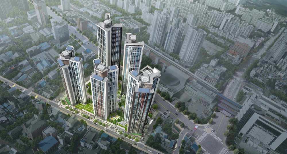 힐스테이트 대구역 조감도.(사진=현대건설)