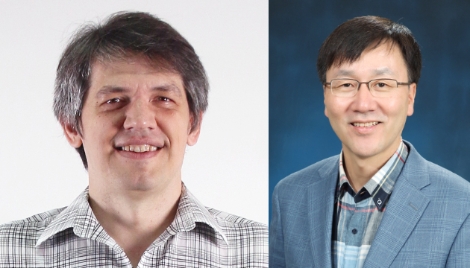 드미트리 마츠케비치 IBS 양자정보과학 연구단 CI(좌), 한인식 IBS 희귀 핵 연구단장(우). 사진=IBS