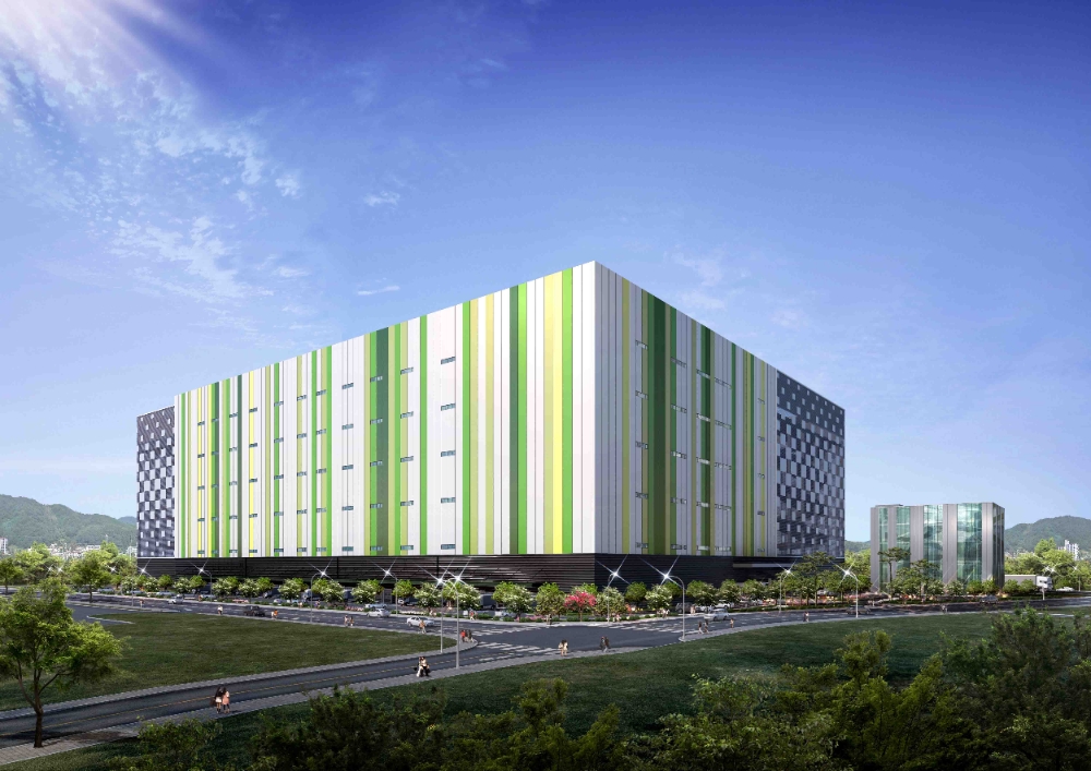 양지로지스틱스 물류센터 투시도.(사진=포스코건설)