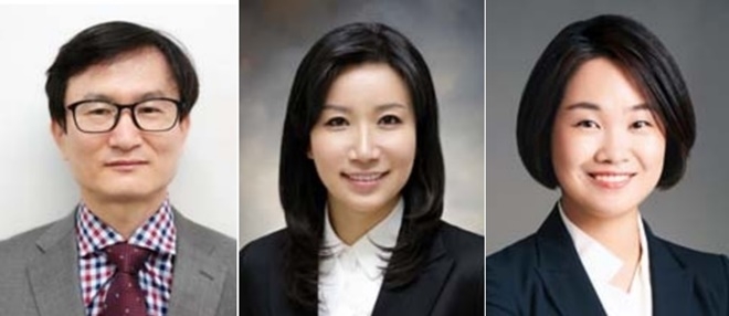 2019 모범국선대리인.(사진왼쪽부터 나윤주·강은현·안혜림 변호사.(사진제공=헌법재판소)
