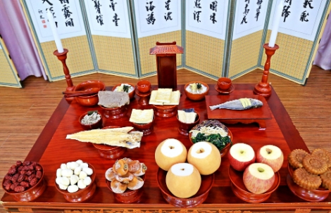 설 간소화 차례상 예시. 사진=aT