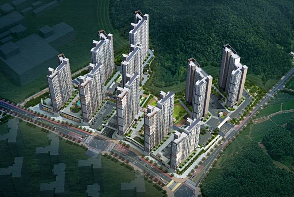 계룡 푸르지오 더 퍼스트 조감도. (사진=대우건설)