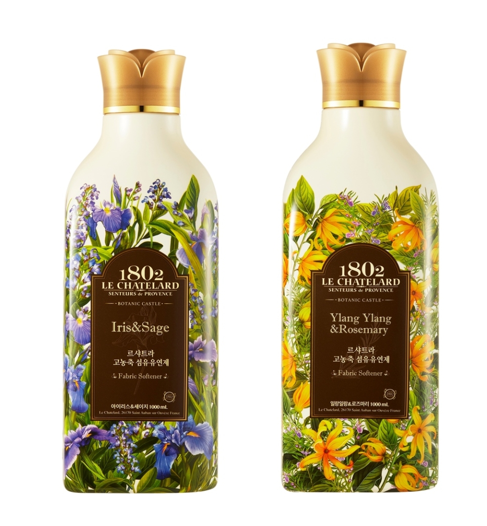 애경산업, 르샤트라 1802 섬유유연제 보타닉캐슬 출시