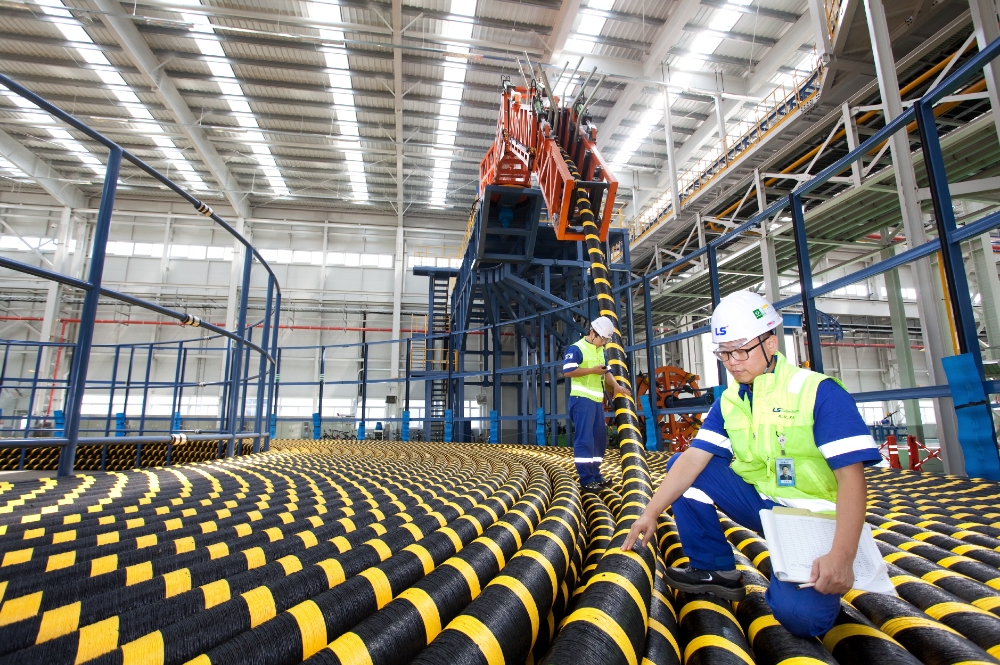 LS전선 해저 케이블.(사진=LS전선)