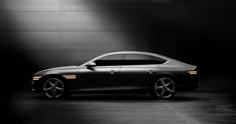 The All-new G80 측면.