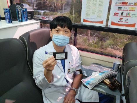 건국대병원은 지난 4일과 5일 헌혈 행사를 진행했다. 사진=건국대병원