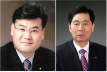 이강본 신임 감사(좌), 김종수 신임 스마트사업본부장(우). 사진=한전산업개발