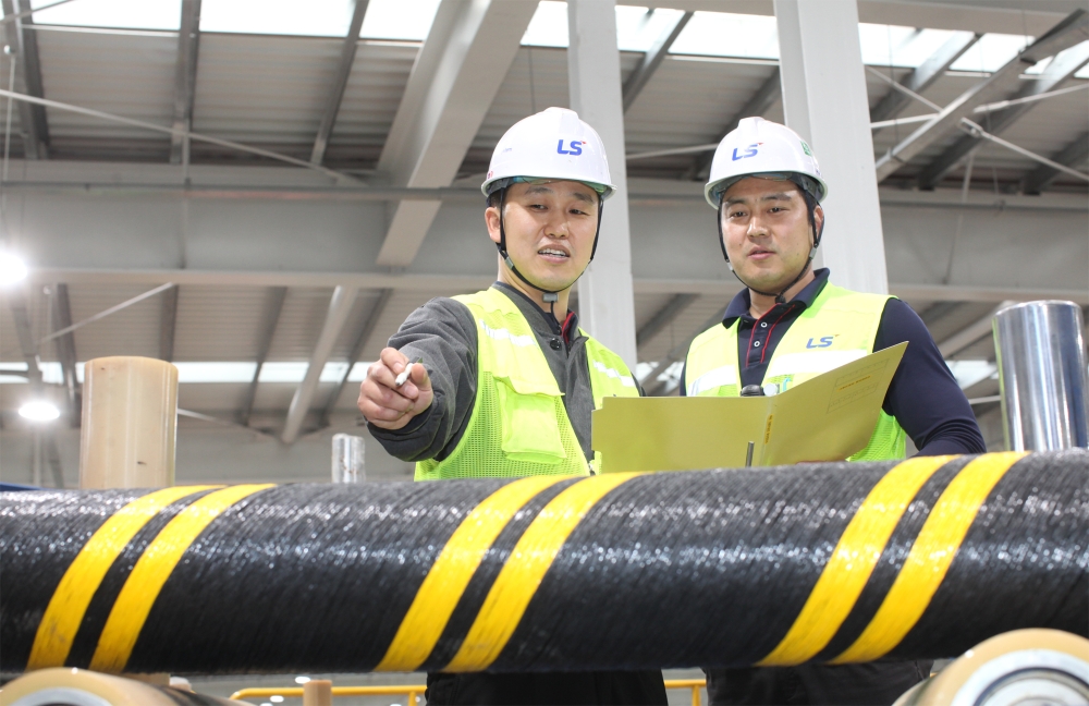LS전선 해저 케이블 생산 전경. (사진= LS전선)