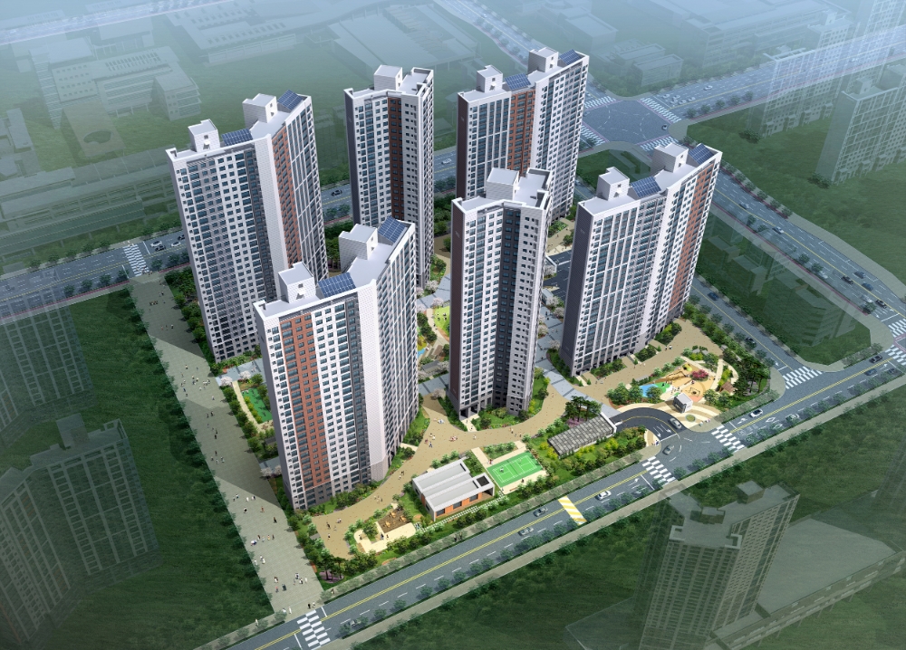 호반써밋 더 퍼스트 시흥 조감도.(사진=호반건설)