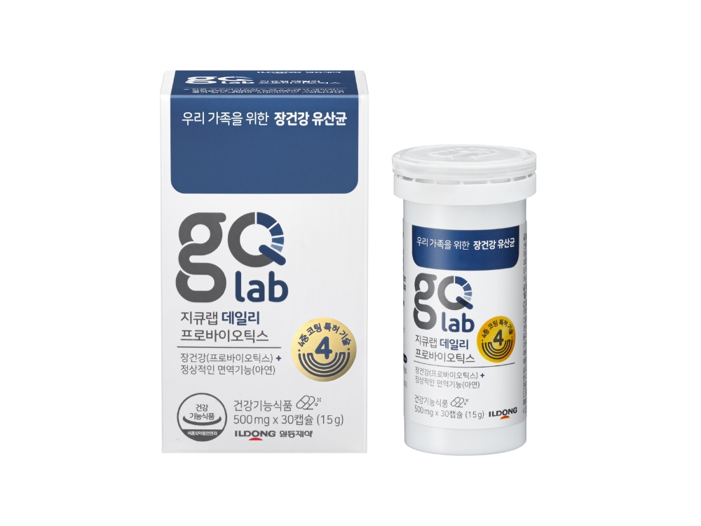 일동제약, 프로바이오틱스 ‘지큐랩 데일리’ 리뉴얼