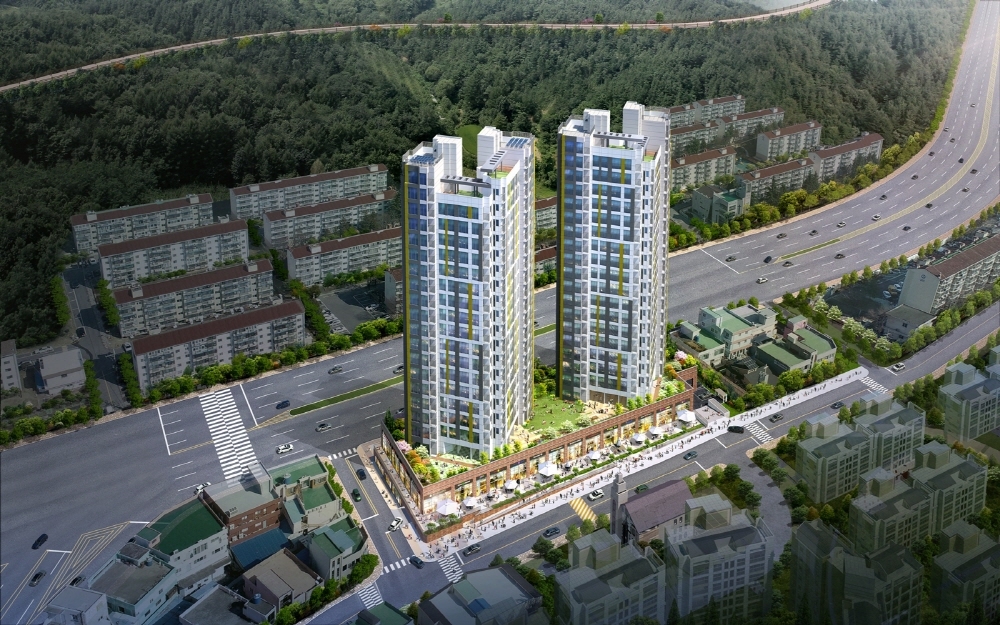 아파트 ‘여수 신기 휴스티지’+상업시설 ‘메가11’, 8일 분양