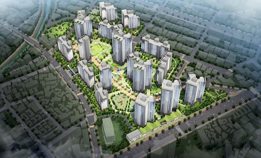 래미안 엘리니티 조감도.(사진=삼성물산)