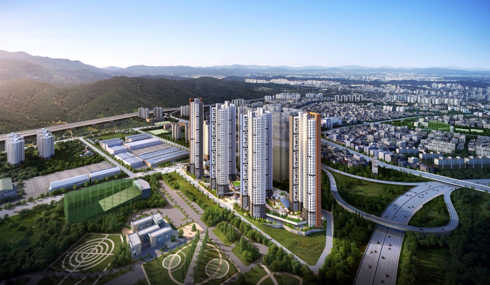 더샵 광주포레스트 조감도.(사진=포스코건설)