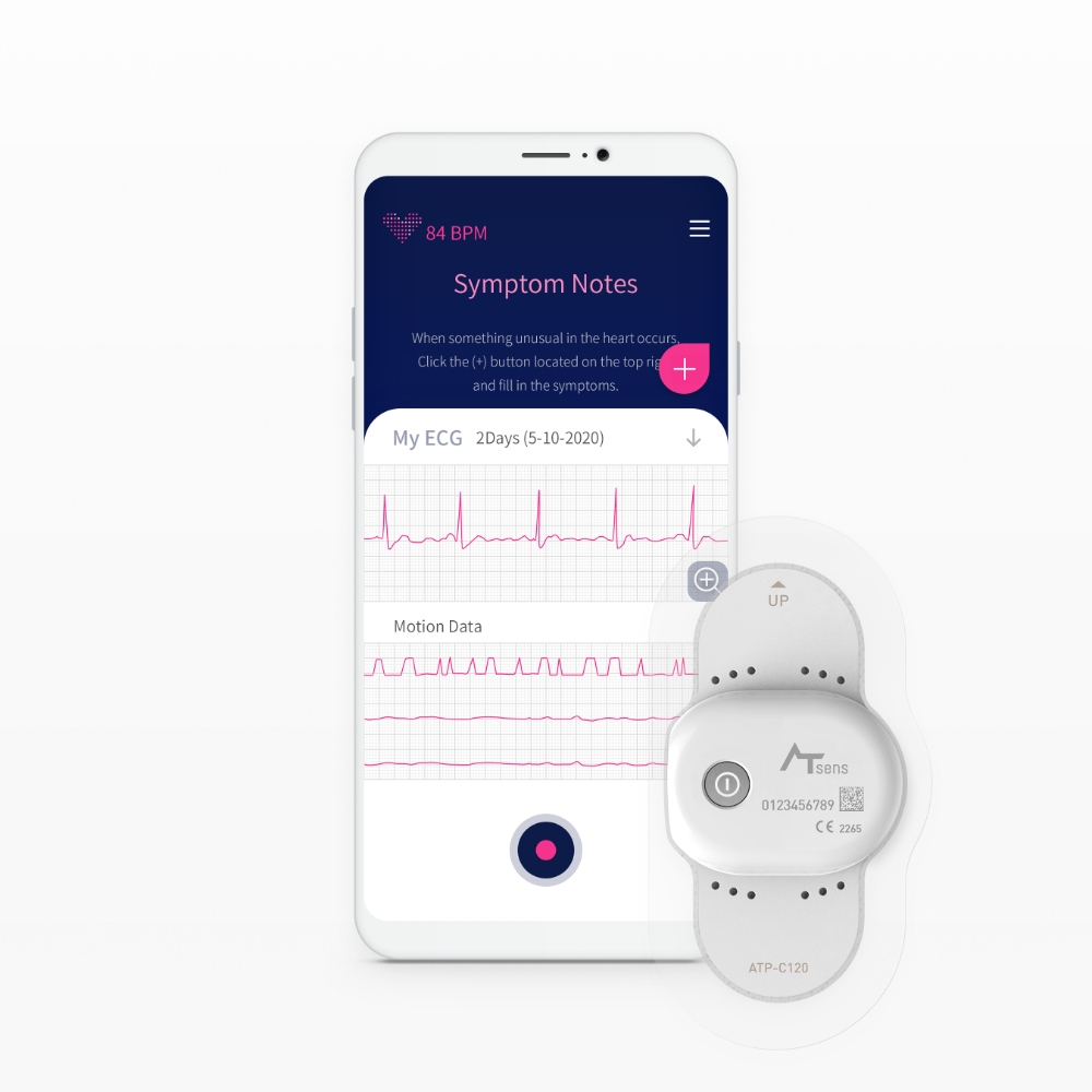 에이티센스 차세대 심전도 측정기, 유럽 CE 인증