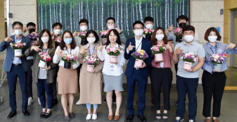 국민연금공단, 화훼소비 활성화 캠페인 적극 동참